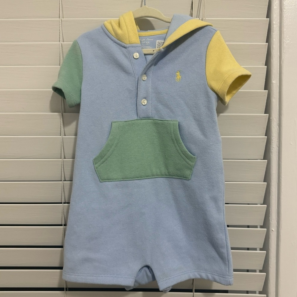 BABY RALPH LAUREN ONE PIECE SHORT